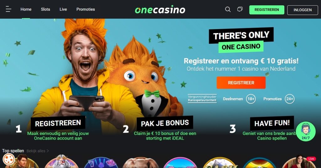 one casino review screenshot