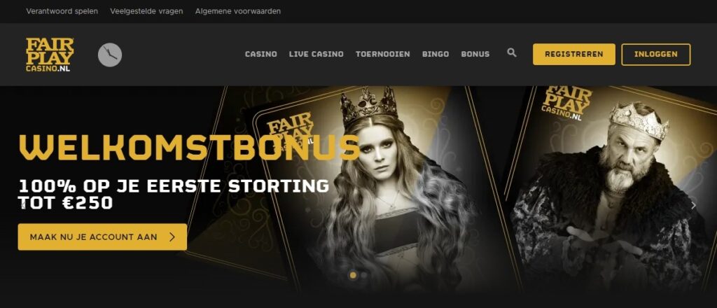 fair play casino welkomstbonus aanbod