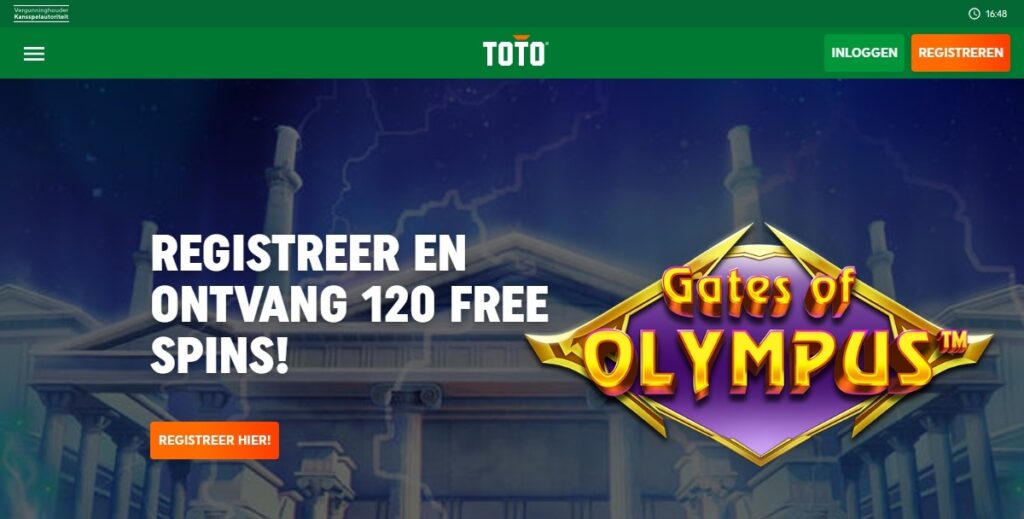 www.toto.nl welkomstbonus pagina